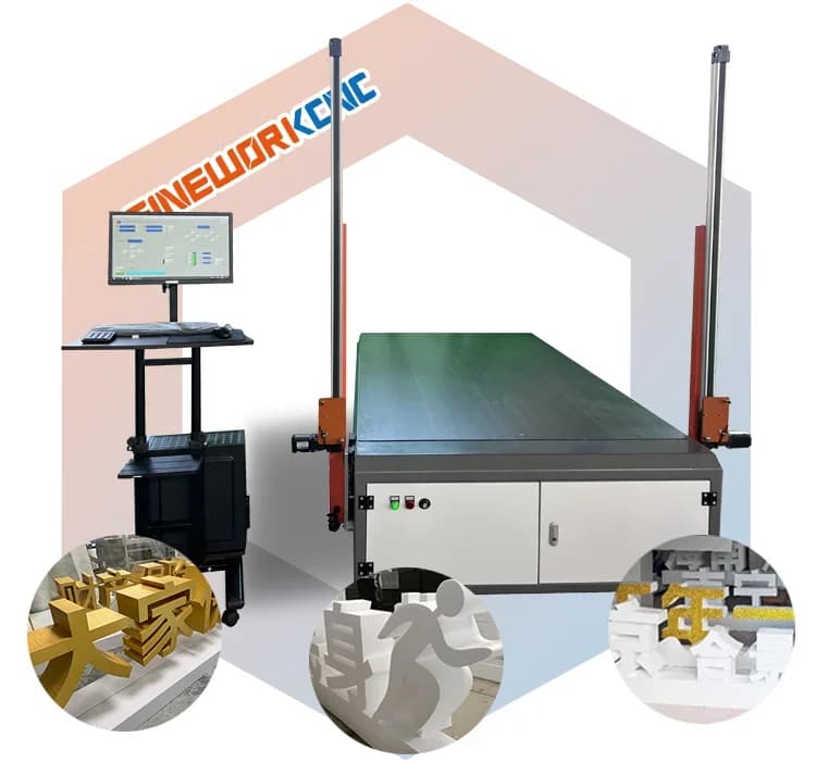 3D Polystyrene Hot Sale Wire Cnc Cutting Machine
