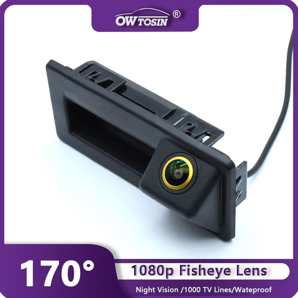 AHD 1080P 170° Golden Lens Trunk handle Vehicle Rear View Car Camera ForVolkswagen Tiguan TIGUAN L MK2 2016 2017 Android Monitor