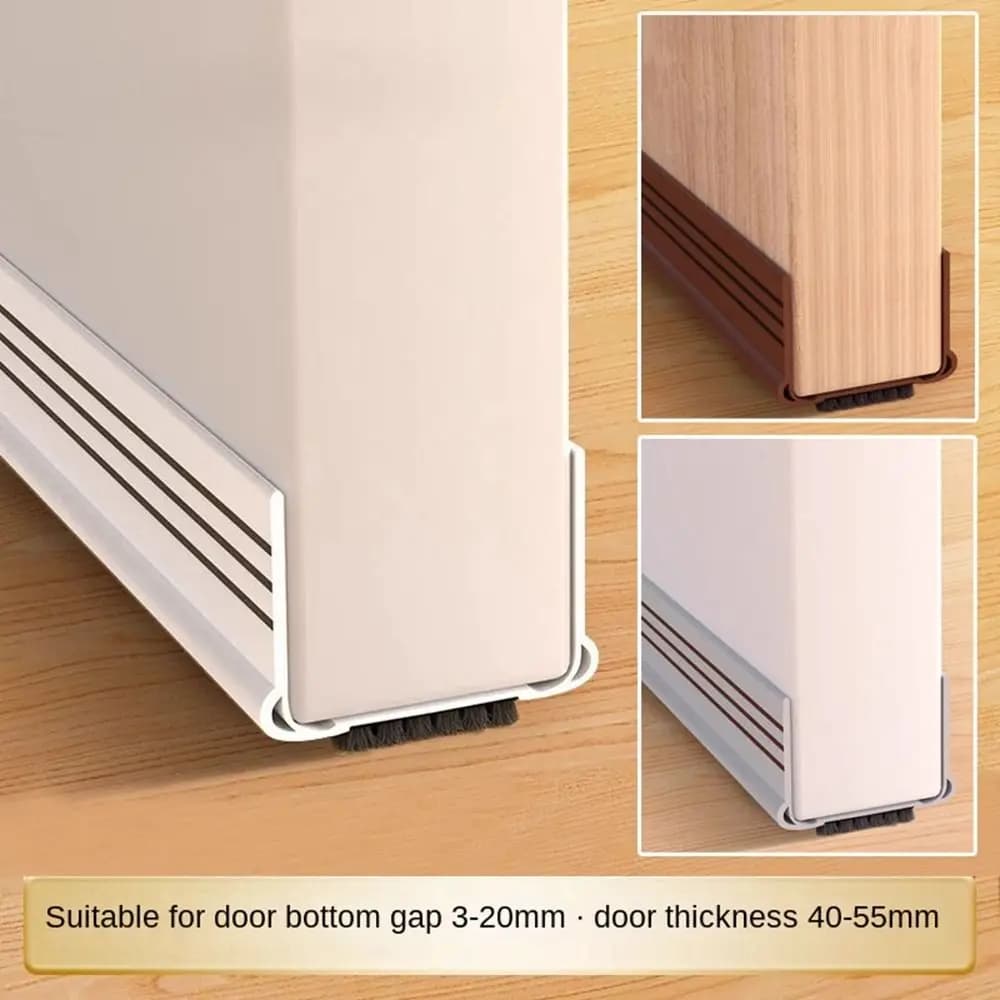 Soundproof Door Bottom Sealing Strip Dorm PVC Insect Prevention Draught Excluder Home 93cm Door Draft Stopper
