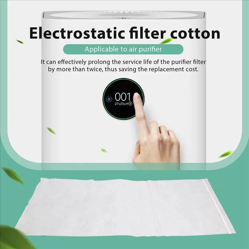 ABUN-40 Foglio 28 Pollici X 12 Pollici Filtro Elettrostatico in Cotone, Rete filtrante HEPA per Xiaomi Mi Purificatore d'Aria
