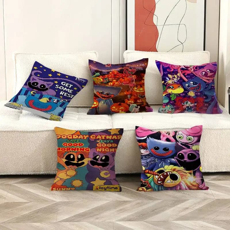 Video Game Poppy-p-playtimes Cushion Cover Pillow Cover Decor Pillowcase Printed Cushion Case For Couch