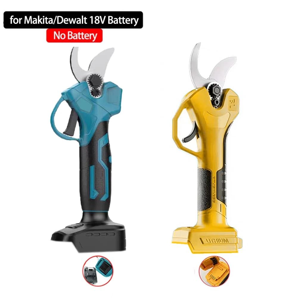 Electric pruning shears without brushes Garden booster Power supply Battery garden scissors Fruit tree Fit Makita/Dewalt 20V Battery free
