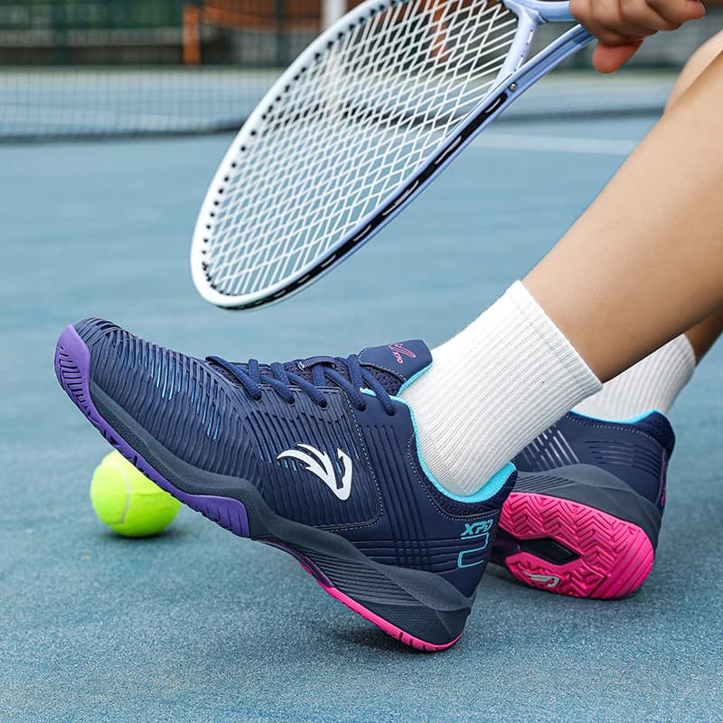 Scarpe da Tennis Professionali per Uomo e Donna, Traspiranti, per Badminton e Pallavolo, per Allenamento Indoor, Antiscivolo, da Competizione
