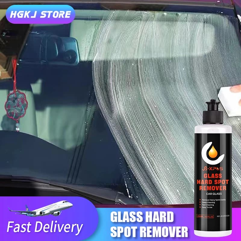 JB 20 Glass Hard Spot Remover macchie d'acqua cere oli pulizia auto detergente antiappannamento antipioggia per parabrezza accessorio per auto