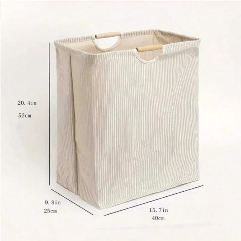 Fabric Laundry Basket Simple Dirty Clothes Storage Bin Nordic Style Clothes Hamper Household Foldable Laundry Organizer for Bedr