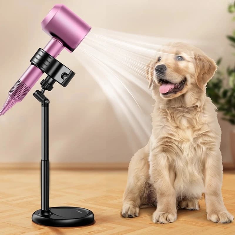 Adjustable support for pet hair dryer Support for organizer for table lazy speaker hairdryer with 360 ° Support for hair dryer with swivel desk clip