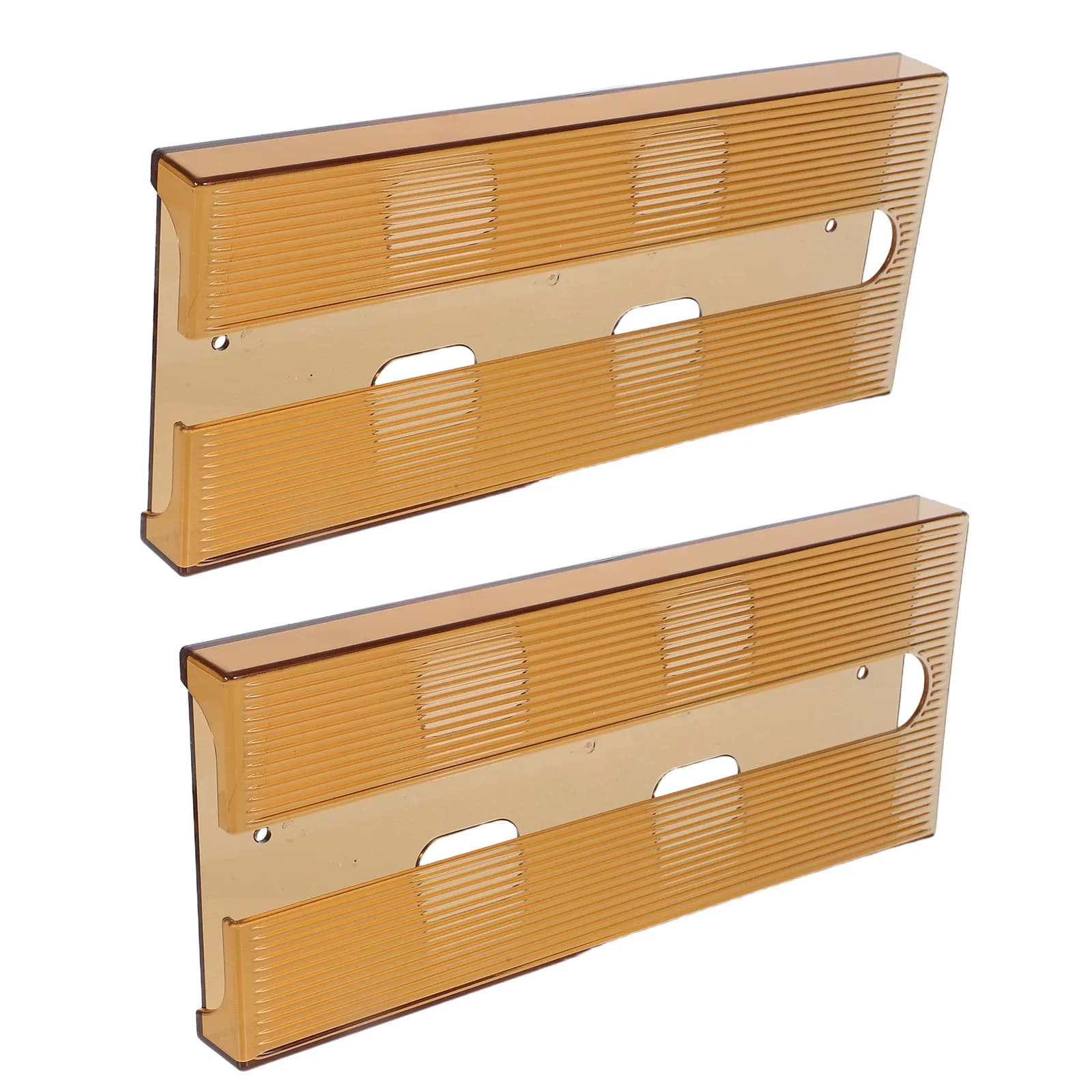 2Pcs Under Shelf Stemware Drying Rack Transparent Plastic Wine Glass Storage Hanger Efficient Air Drying Organizer for Kitchen