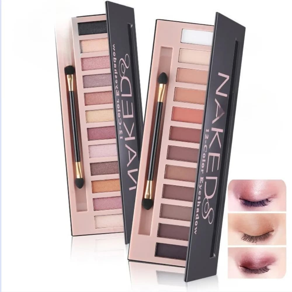 Nude Shades Palettes Pearlescent Earth Colors Not Long Waisted Shades Shade Shade for Make-up Eyebrow 12 Colors