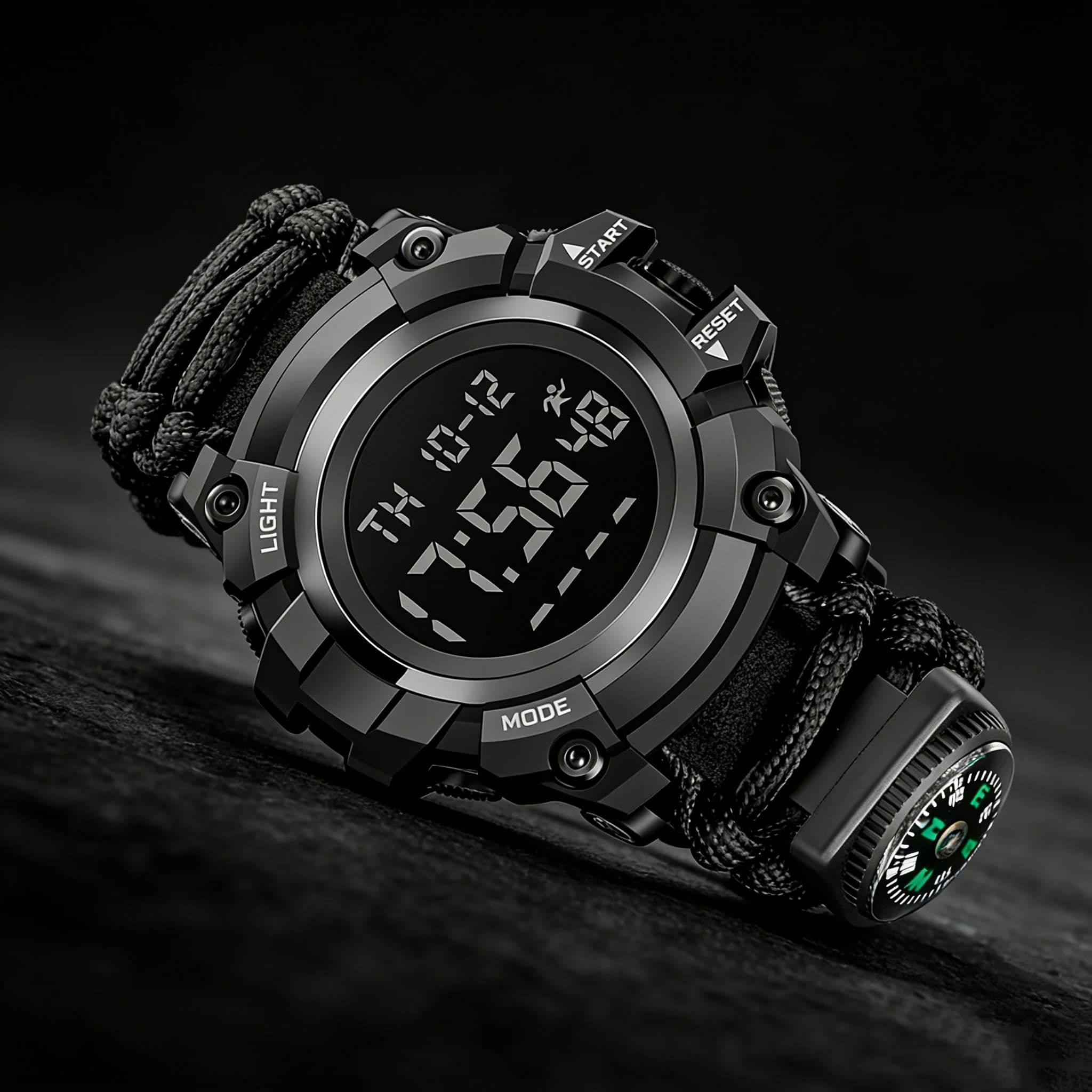 Orologio sportivo antiurto alla moda, cronometro, conto alla rovescia, orologi digitali da uomo, orologio morbido impermeabile per uomo, reloj hombre