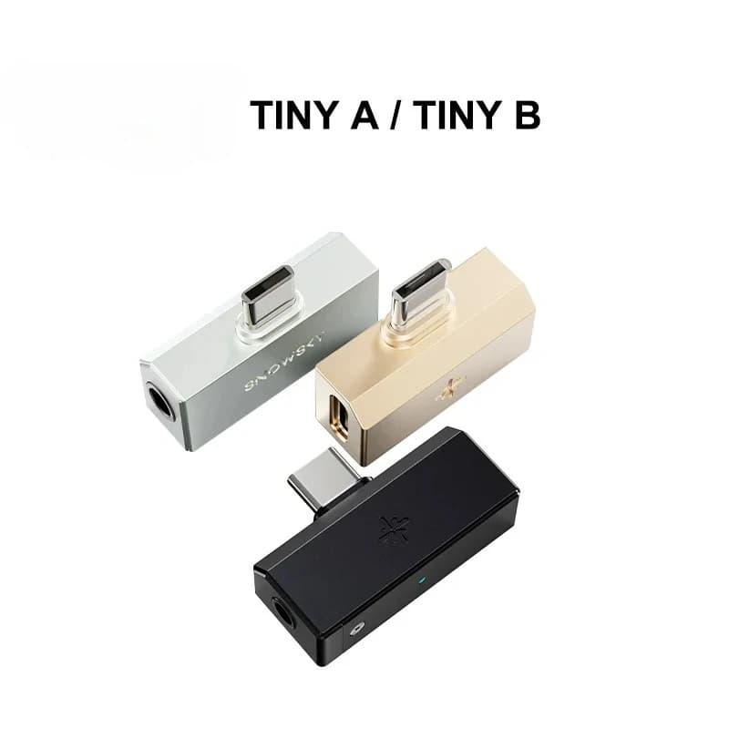 FiiO Snowsky Tiny DAC Amplificatore per Cuffie USB con Ingressi 3.5/4.4mm/Type-C, Sintonizzazione PEQ, Supporto 384kHz/DSD256 e Controllo In-Line
