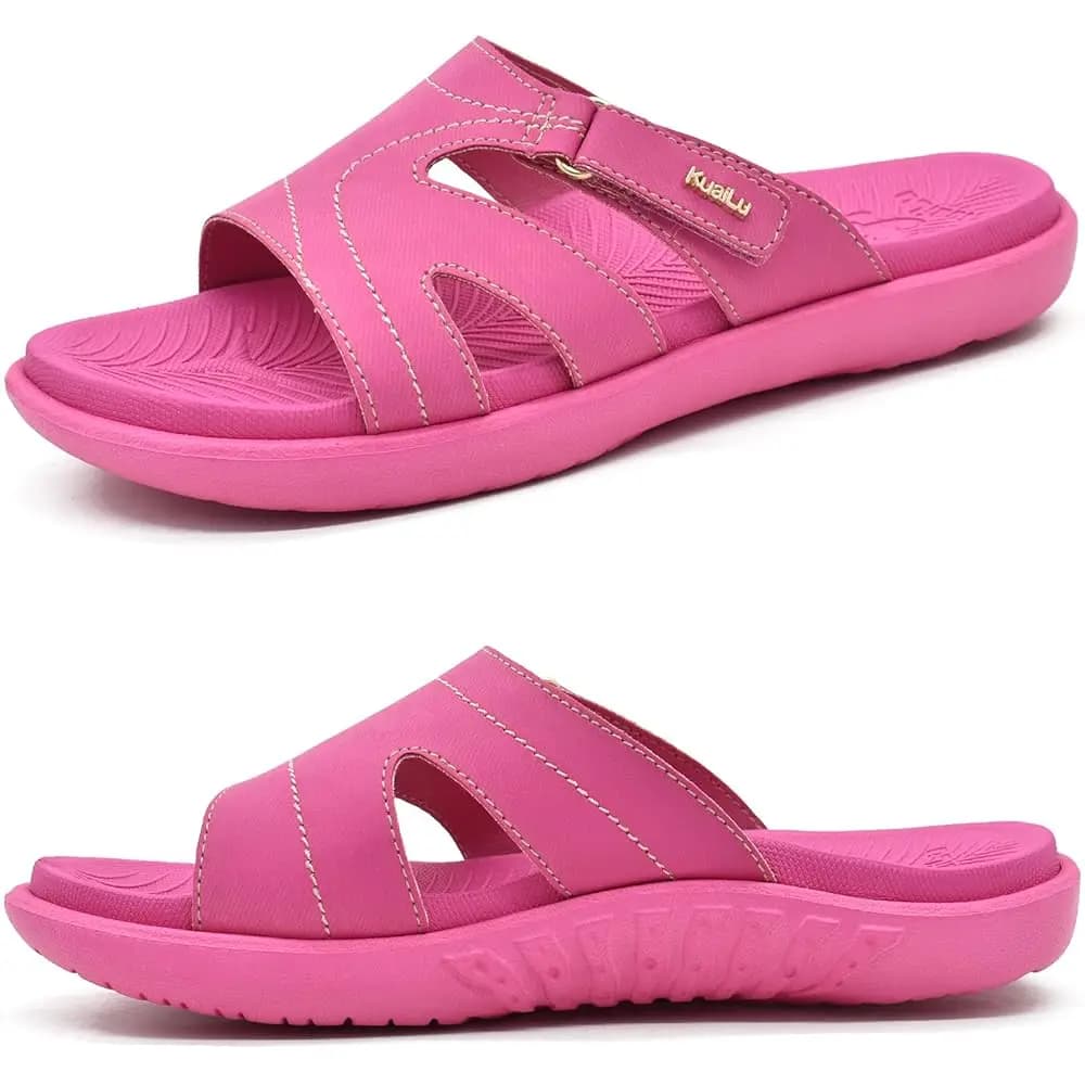 Sandali Ortopedici da Donna alla Moda, Leggeri, per Yoga, con Suola Spessa e Comfort, Ciabatte Slip-On