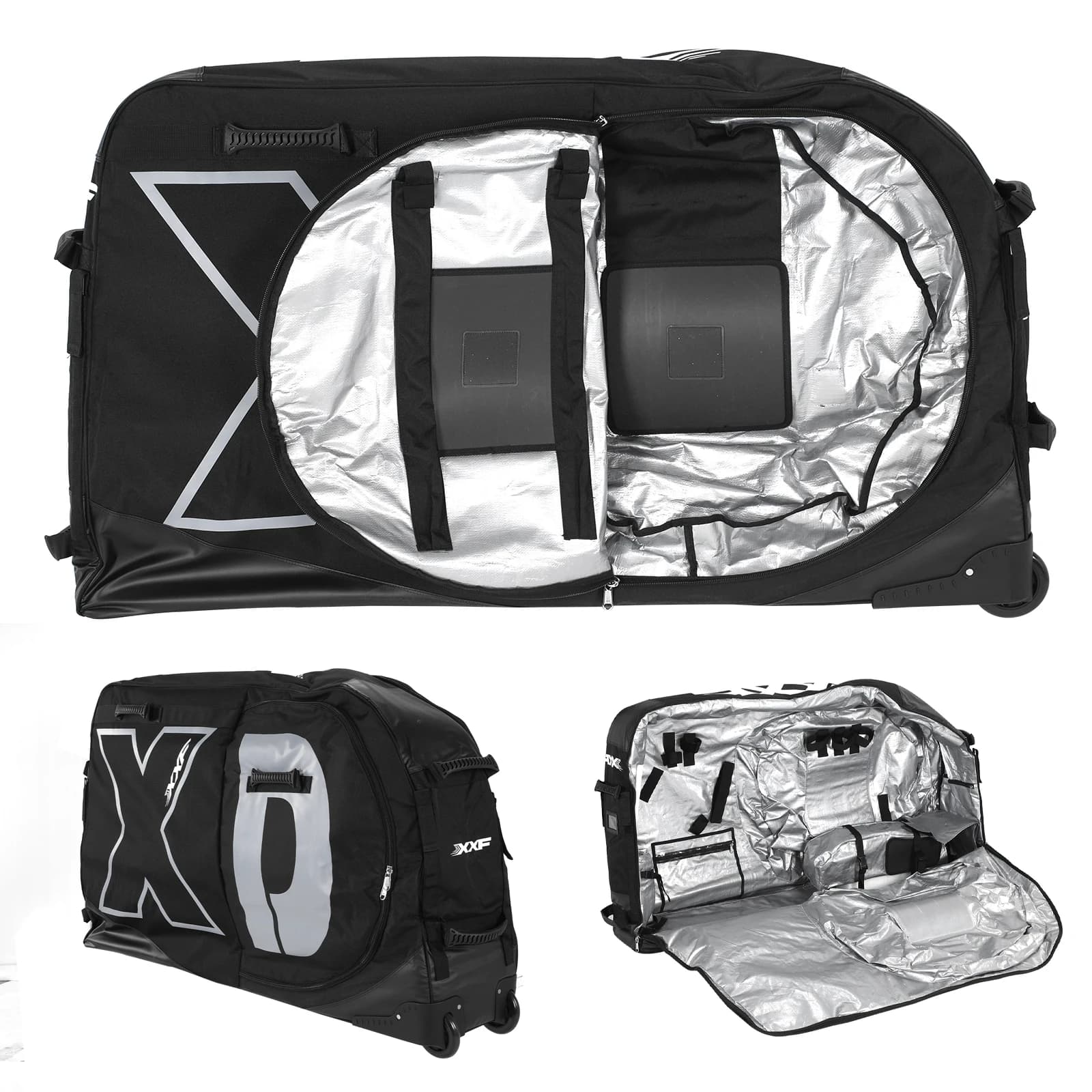 Bicycles Pro Transport Bikes Cover With Wheels for 26/27.5/29in MTB & 700C Road Bicycle Protective MTB Travel Bag Waterproof