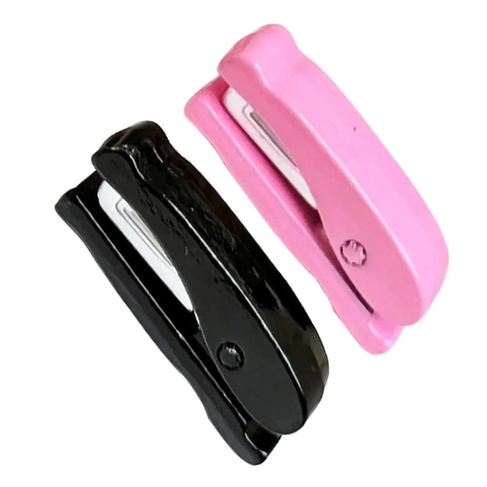 2Pcs Miniature Stapler Dollhouse Supplies Stable Metal Mini Stapler Accessories for Small Scale Decoration Study Sets