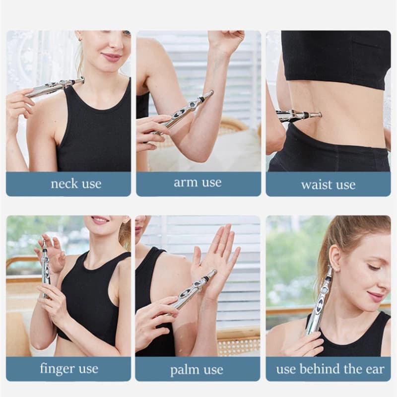 Electronic Acupuncture Pen Acupuncture Point Pen Acupuncture Point Pen Meridian Energy Meridian Pen Massage Pen Acupuncture Acup neck massager massage gun massage cervicales et cou