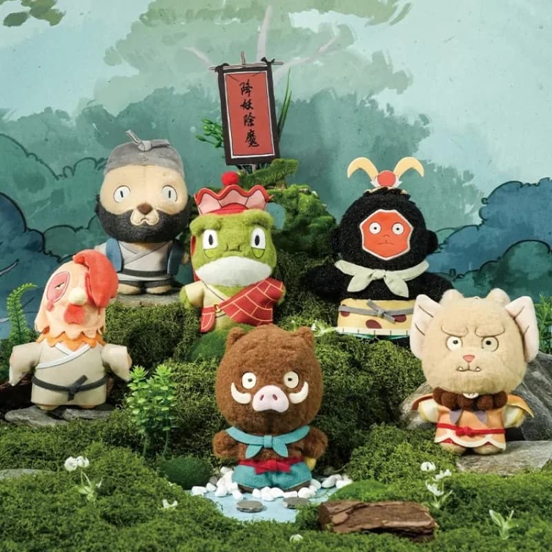 Genuino Langlang Mountain Little Monster bambola di peluche carino scatola cieca giocattoli figura sorpresa scatola misteriosa bambole ragazze regalo giocattoli Kawaii