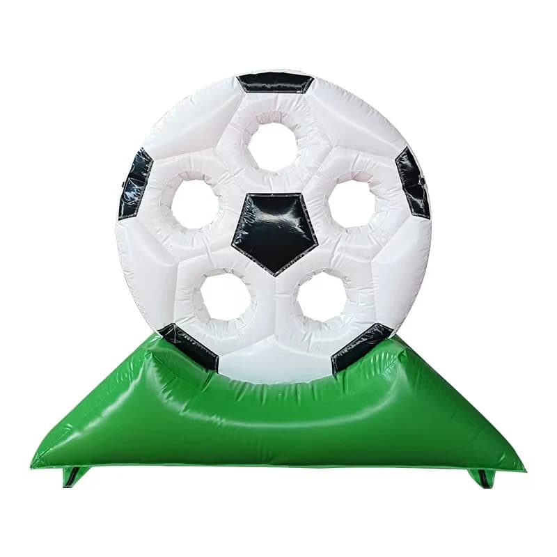 Inflatable Football Game, 2.5*3m Competitive Kids Play, Amusement Park PVC Inflatable Soccer Shoot, Fun Sports Activity