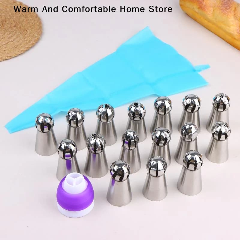 Set of 3/6/9 Pieces for Cake Decoration, Pasticcery Accessories Kit, Fai-da-Te Cake Decoration Tools Set for Beginners