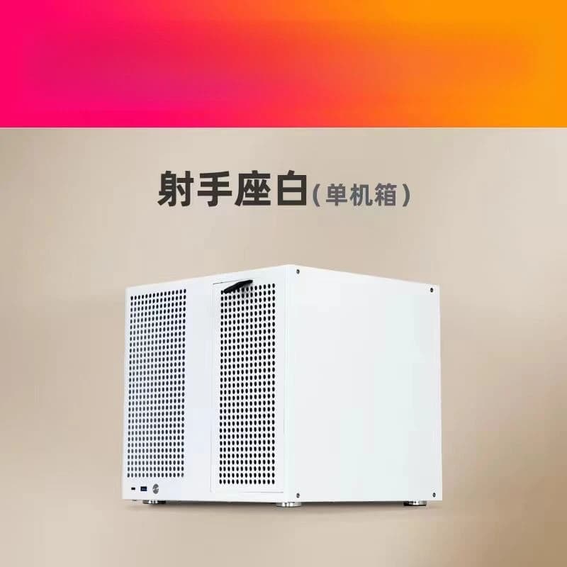 Chassis NAS a 8 alloggiamenti con alimentatore ATX da backplane, slot PCIe MATX a tutta altezza e storage AIO