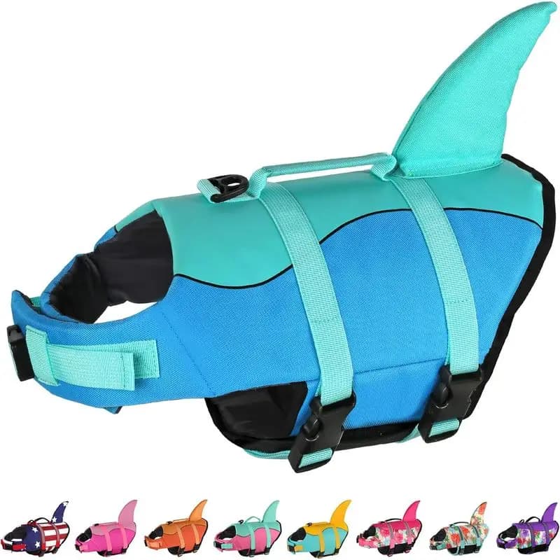 Top Seller Dog Life Jacket | Hi-Buoyancy | Universal Sizes | Swim Safety Vest!