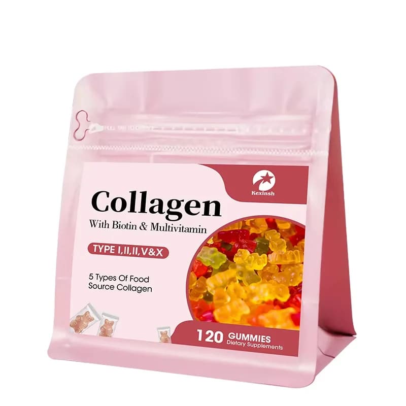 Kexinsh Collagen Gummies Health of joints, cartilage and body Vitamin C Collagen Biotin Beauty Nutrire Hair and skin Beauty Health