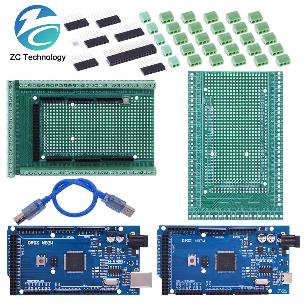 MEGA2560 MEGA 2560 R3 (ATmega2560-16AU CH340G) scheda di sviluppo scheda USB AVR MEGA2560 per arduino