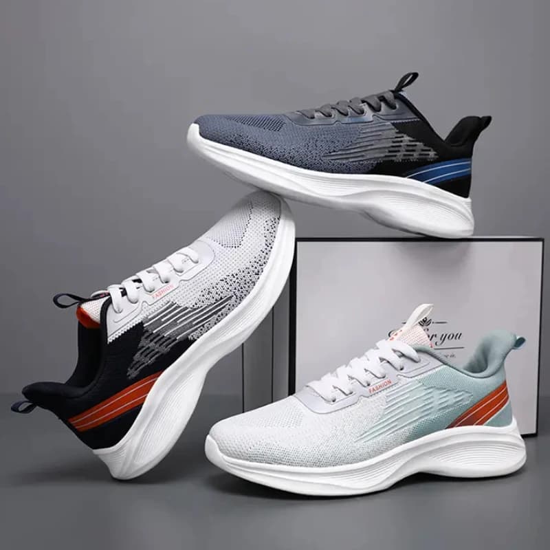 Sneakers e Scarpe Casual da Uomo, Scarpe da Corsa Traspiranti con Lacci, Comode con Ammortizzazione ad Aria, Tenis Masculino De Corrid