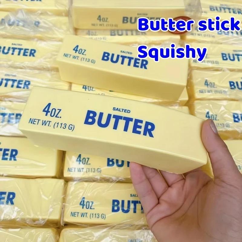 Antistress Toys in Burro Bastoncino Shape, Elastic Cheese Stick Toys, Funny Stress and Anxiety