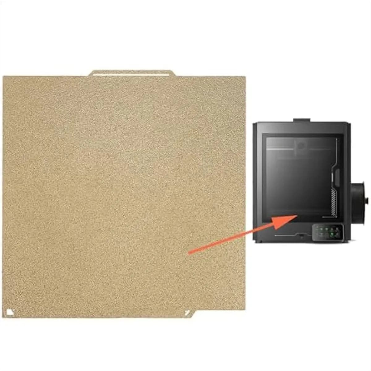 COFA Flexible steel printing plate with PEI textured surface on both sides 260x271mm for Centauri Carbon