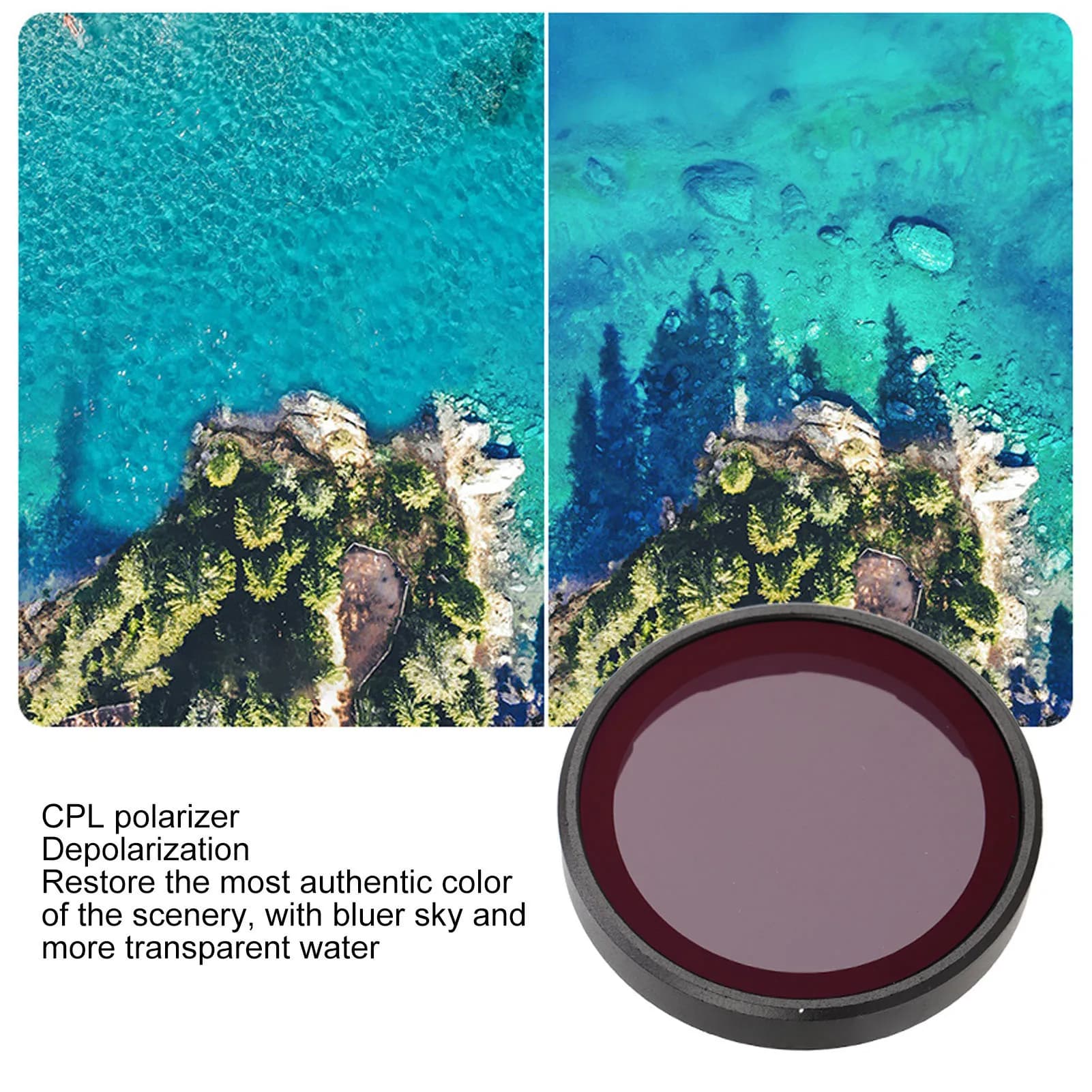 ND Dimming Filter Magnetic Action Camera Lens Filter Aluminum Alloy Frame Optical Glass Multilayer Coating for Videos Shooting