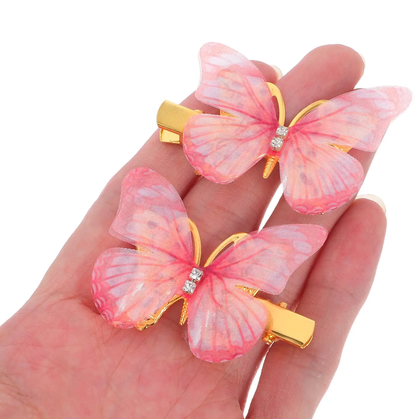 24Pcs 's Butterfly Hair Clips Decorative Hairpins Strong Hold Mini Clips for Everyday Parties Hair