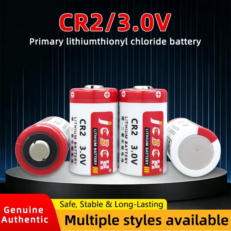 JCBCH CR2 Disposable lithium battery 3.0V intelligent water meter gas detector rangefinder golf rangefinder smoke alarm