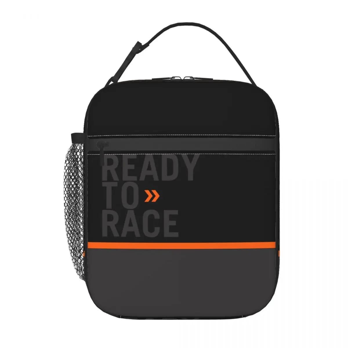Borsa termica per il pranzo Ready To Race, isolata termicamente, per Enduro Cross Motocross Bitumen Bike Life, contenitore per il pranzo riutilizzabile, scatola per alimenti
