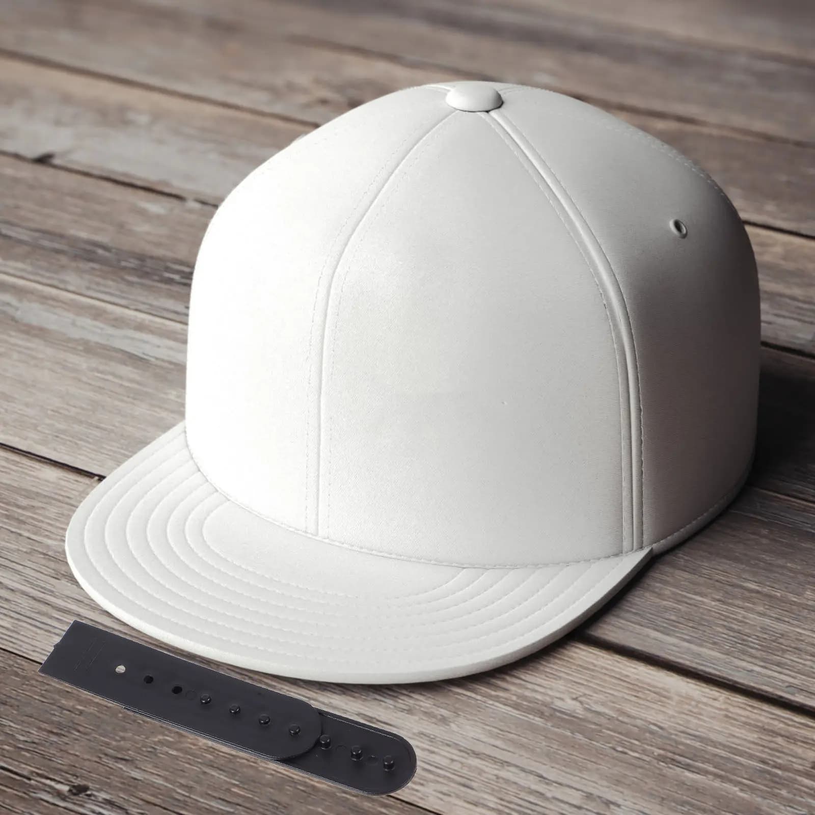 20 Pezzi Fibbia di Ricambio in Plastica a 7 Fori per Cappelli Snapback, Cinturino Regolabile per Riparazione Cappelli da Baseball e da Cowboy