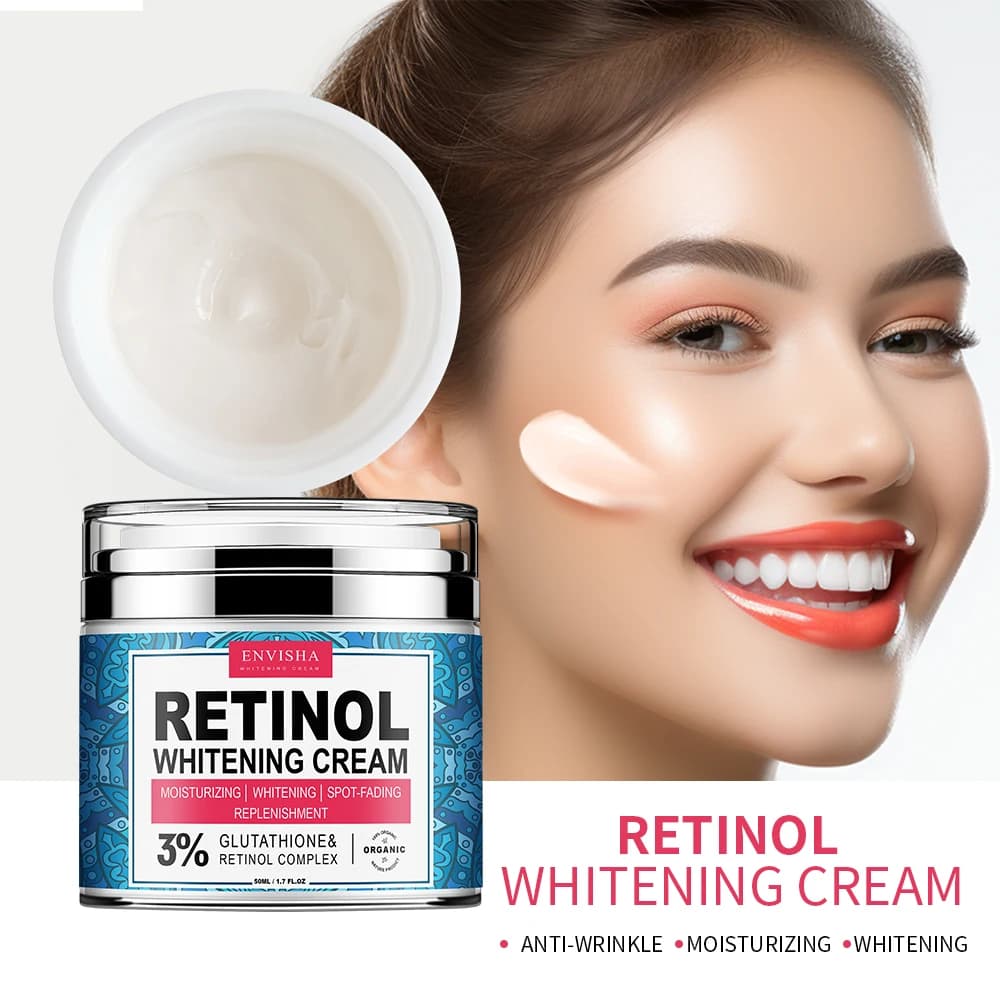 ENVISHA Collo Retinol Cream For Face Vitamin Collagen Whitening Anti-wrinkles Aging Hydrating Skin Care Hyaluronic Acid Whitening