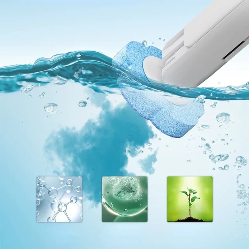 Disposable Toilet Brush Set No Cleaning Bathroom Cleaning Tools Toilet Brush Replacement Head Sterile Cleaning Brush Head