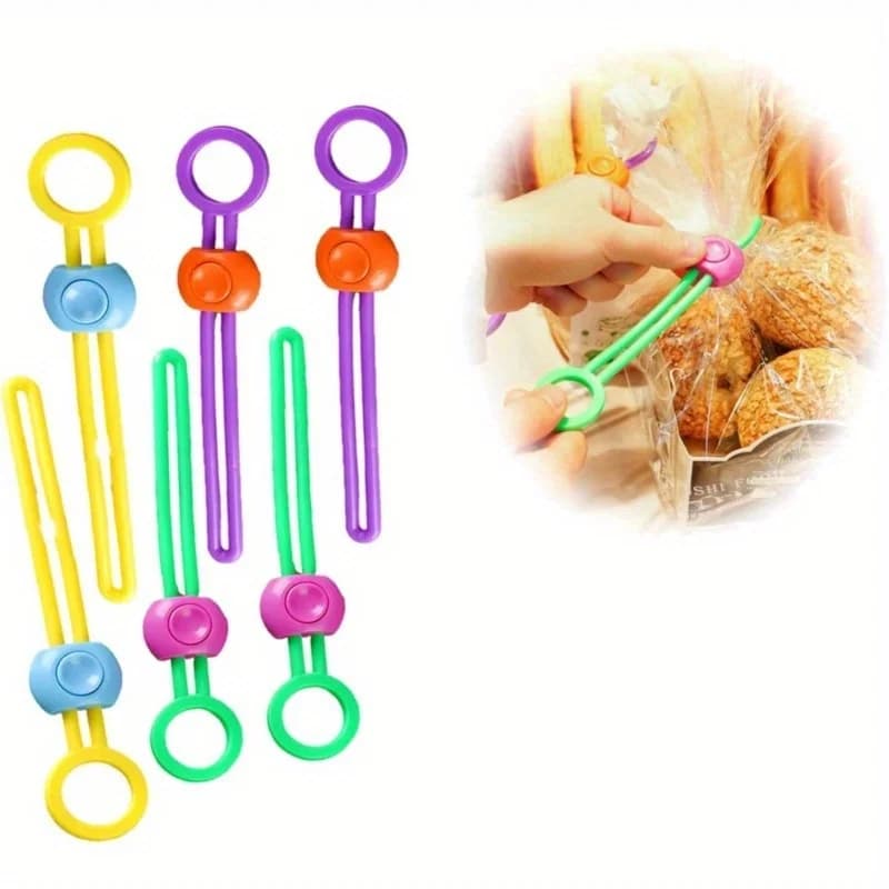 2pcs Chip Bag Clips, Snack Bags Sealing Clips, Cable Ties Air Tight Sealing Tools
