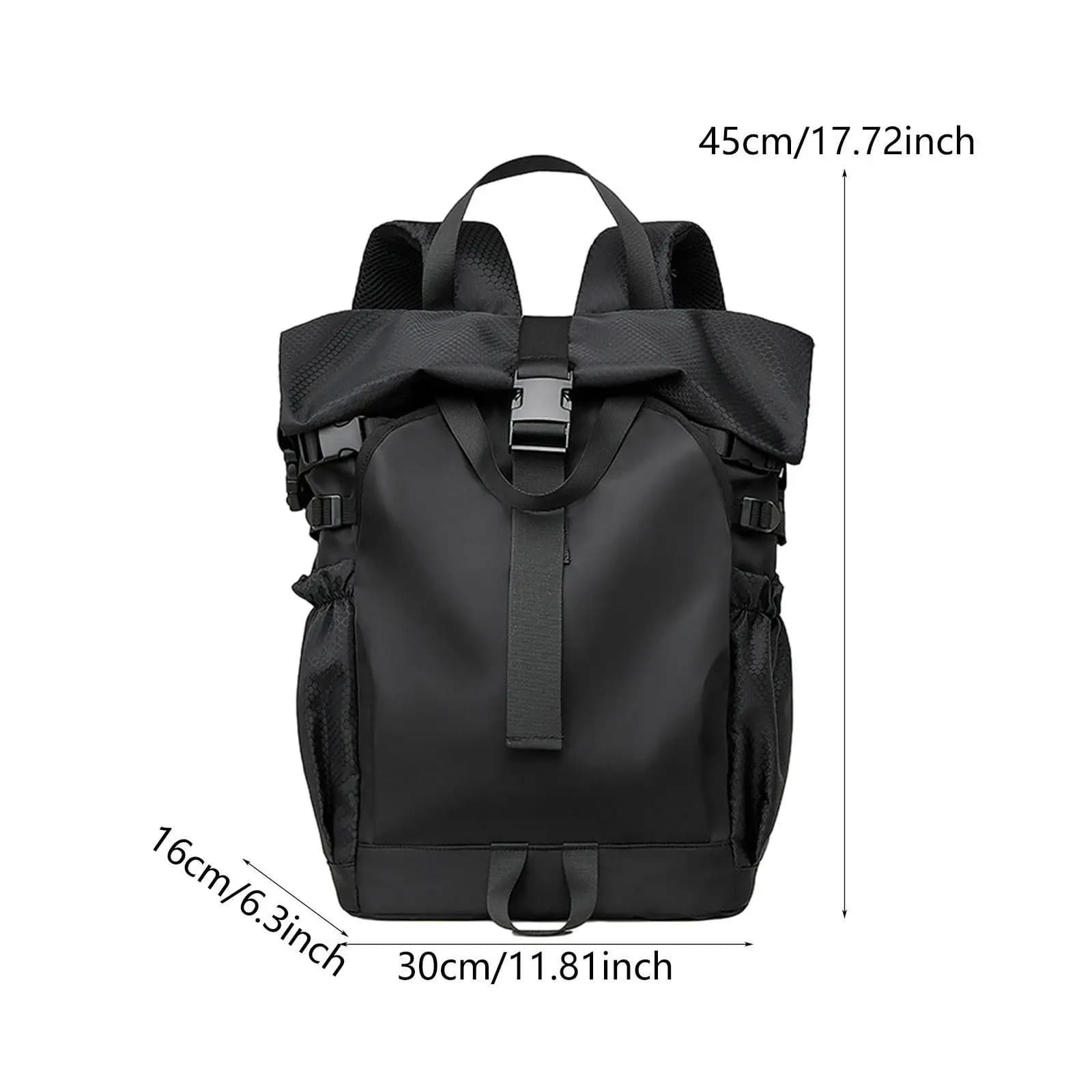 Zaino arrotolabile Zaino elegante da uomo Borsa da palestra Borsa da trasporto multifunzionale