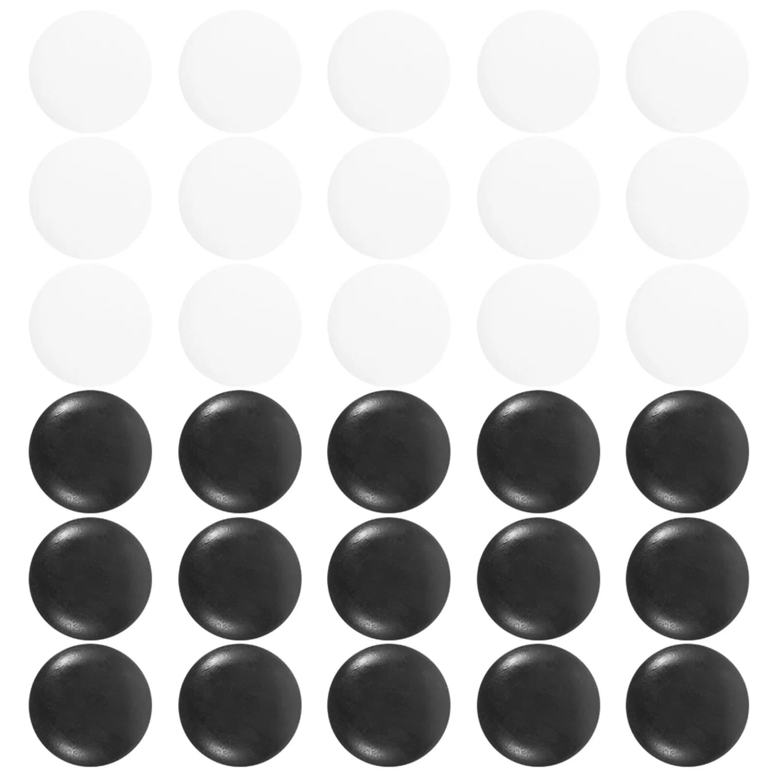 Set di 200 Pezzi in Resina per Go, Superficie Liscia e Compatta, per Club di Gioco Go, Set di Pietre da Scacchi Piccole per Principianti, Accessori per Giochi da Tavolo
