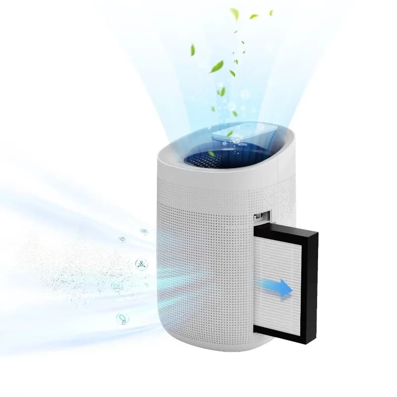 Ventilatore portatile per deumidificatore d'aria con app Wi-Fi, controllo intelligente, deumidificatori domestici