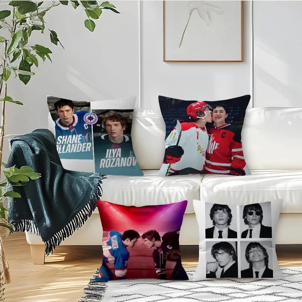 Hudson Williams Connor Storrie Fodera per cuscino riscaldato, federa per cuscino, cuscino decorativo per divano, decorazione per la casa