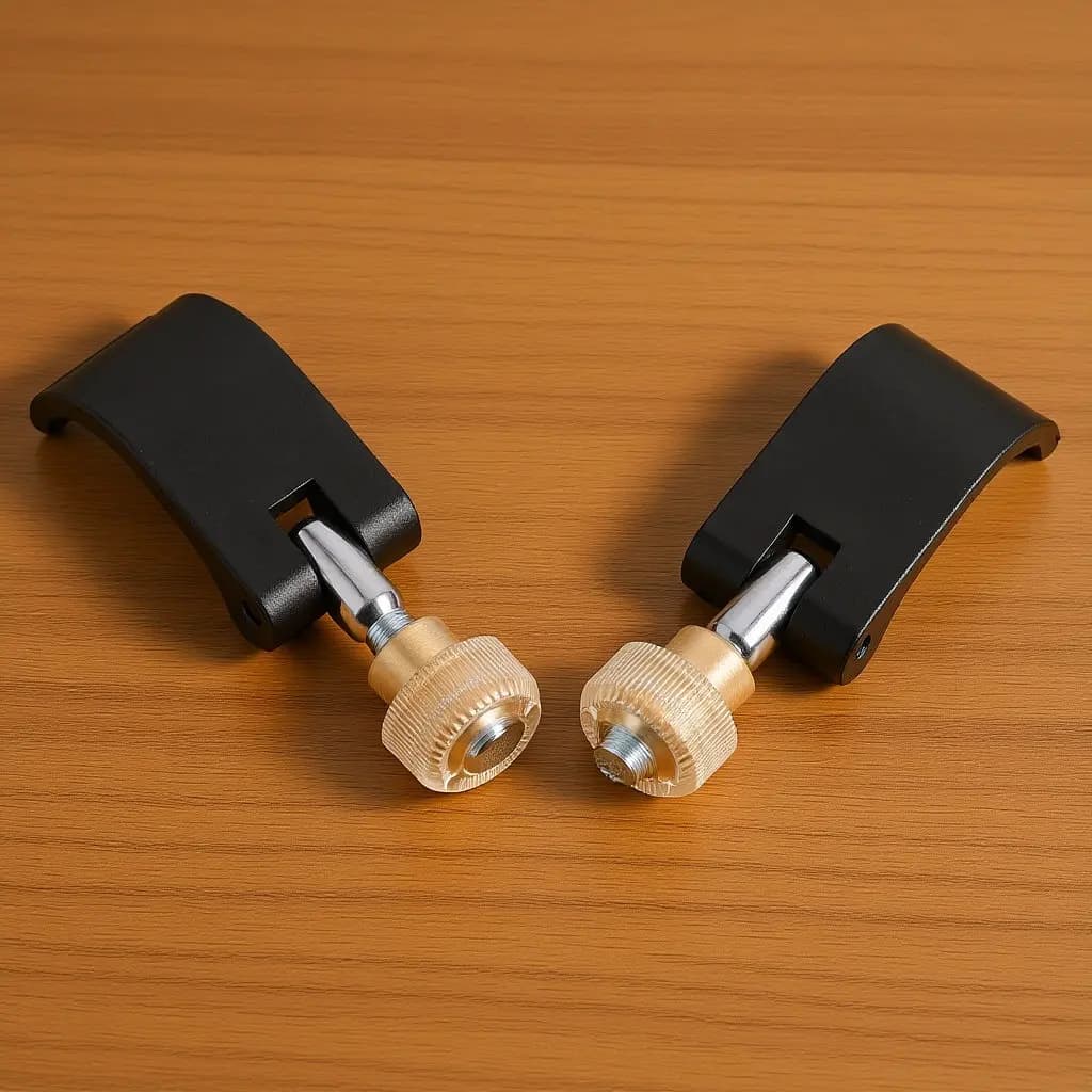 2 Set di Clip per Bastoncini da Trekking, Fibbia di Fissaggio Esterna, Clip per Bastone, Accessorio per Escursionismo in Nylon