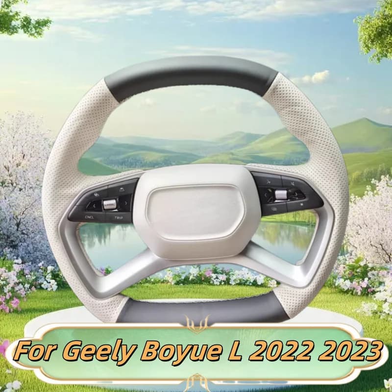 Genuine Leather Sewn Car Cover for Geely Boyue L 2022 2023 Interior Car Accessories