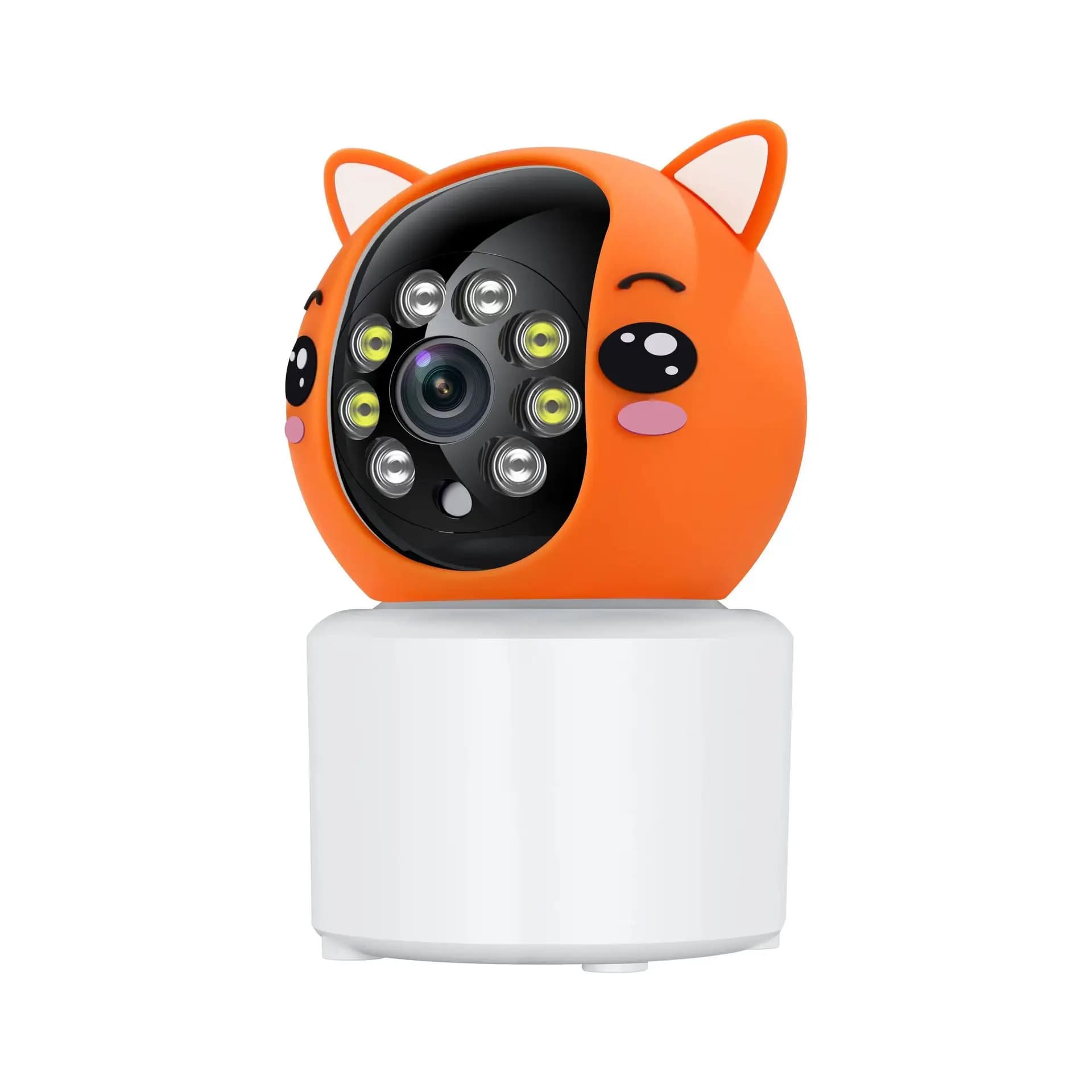 Monitor per Bambini 4MP 1440P con Controllo Remoto Tramite App Tuya, Telecamera IP WiFi Dual Band 2.4G&5G, Archiviazione Cloud, Interfono