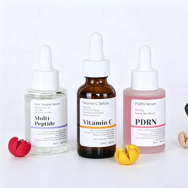 Korean Collagen Essence, Vitamin C Multi-peptide Rejuvenation Plump Serum Pink Pdrn Hydrating Moisturizing Multi-effect Skincare