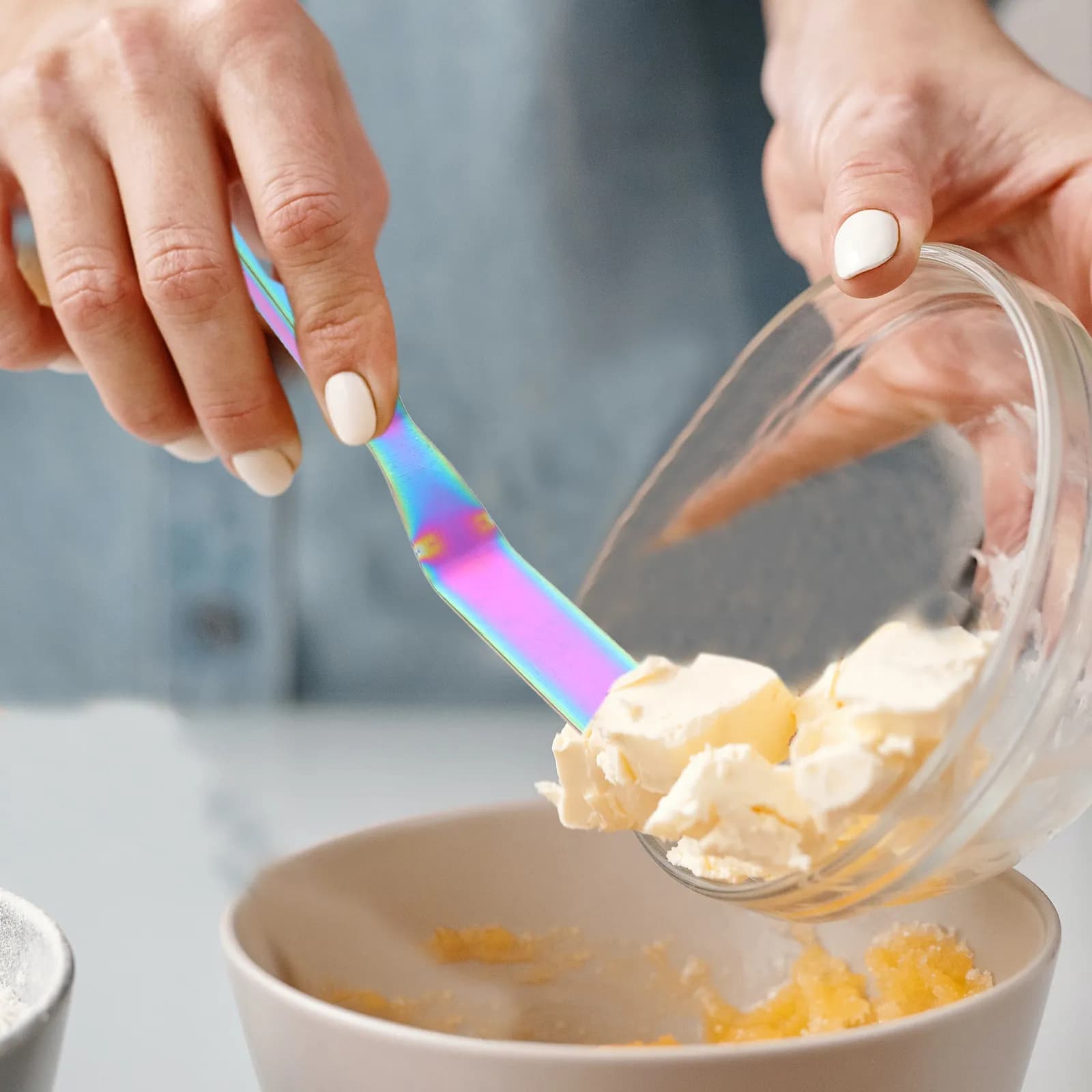 Stainless Steel Butter Spreader Knife Multifunctional Jam Cheese Pastry Spatula Kitchen Cooking Tool for Baking