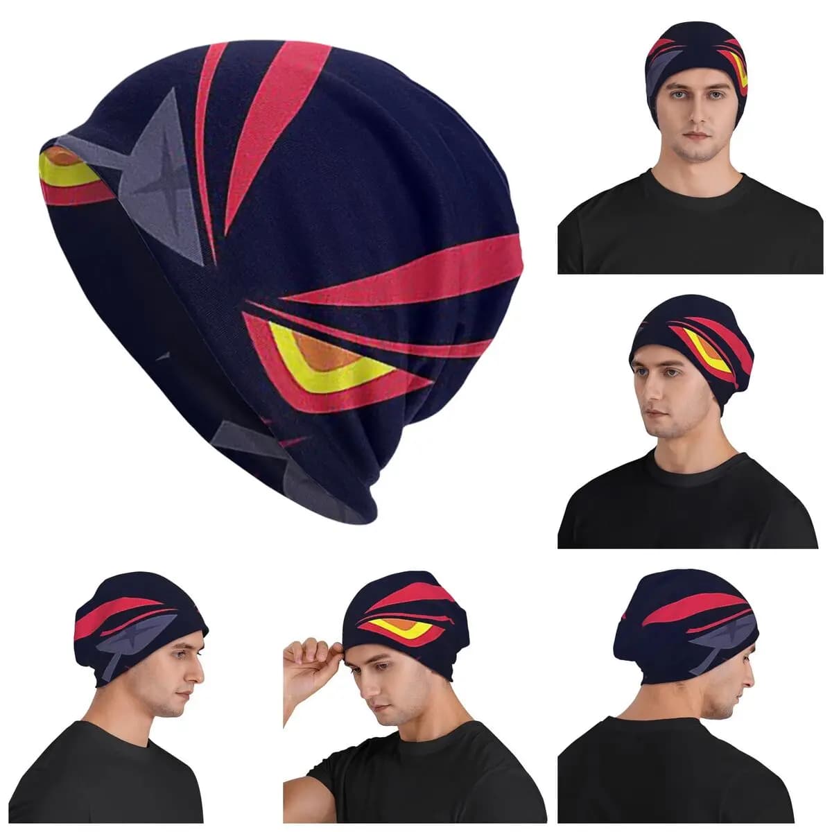 Kill La Kill Senketsu Men Women Adult Beanies Caps Knitted Bonnet Hat Warm Hip Hop Autumn Winter Outdoor Skullies Hats