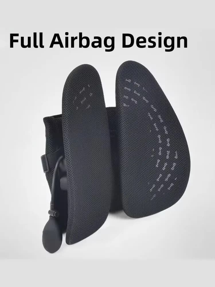 Cuscino Ergonomico di Supporto Lombare per Sedia da Ufficio e Auto, Traspirante e Confortevole, Stile Moderno e Semplice, Arredo Casa