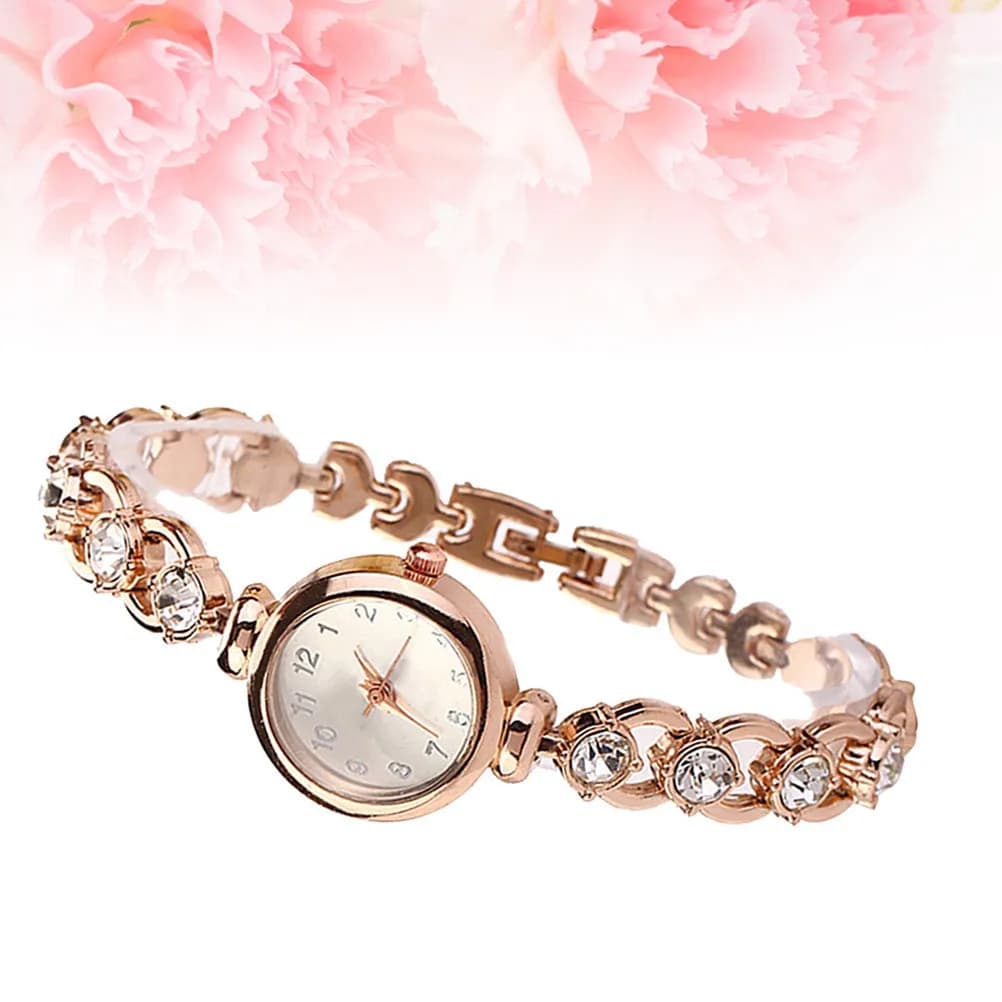Orologio da polso da donna elegante con movimento al quarzo, tono argento, orologio alla moda ed elegante, regalo ideale per Natale, San Valentino