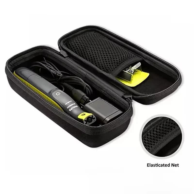1 pz Borsa porta rasoio in EVA antiurto da viaggio per Philips OneBlade, soluzione portatile con cerniera per la conservazione del rasoio
