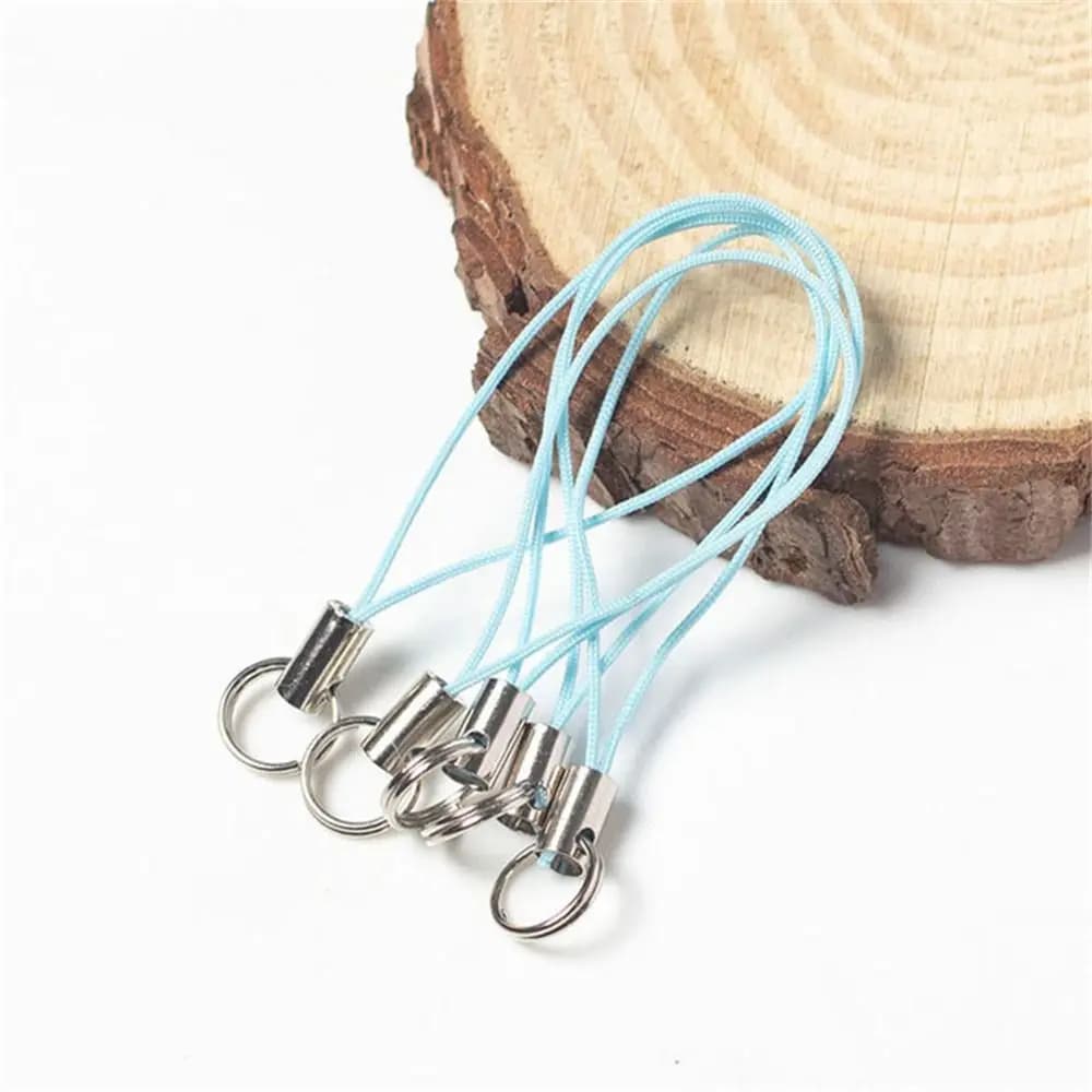 Straps DIY Craft Phone Landyard Key Ring Chain Keychains Cord Jump Ring Lanyard Rope Lanyard Strap Cord DIY Keyring Pendant